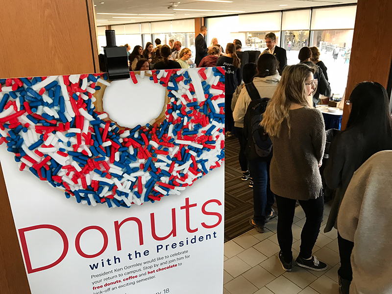 Donuts with the president 2017