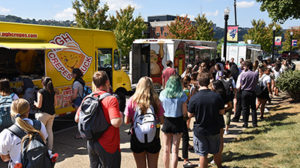 Food trucks on campus