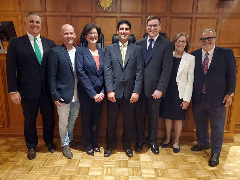 Group photo of Law School professors