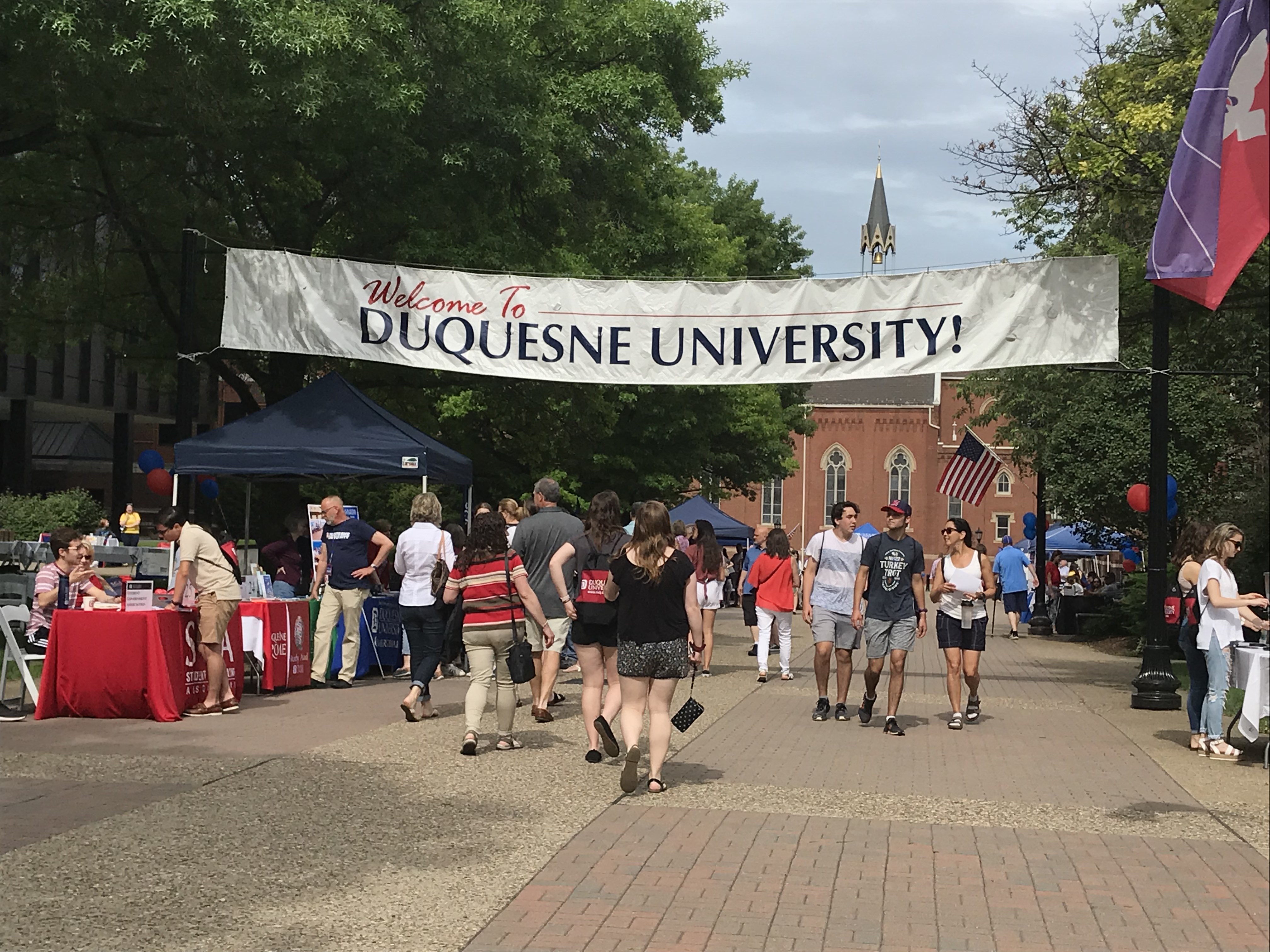 Potential students and their families explored campus during the annual summer open house