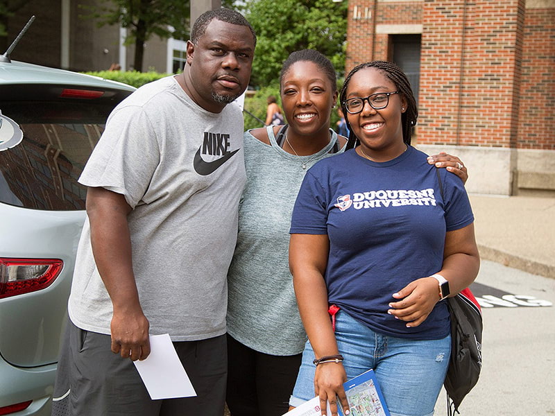 Freshman move-in August 2019